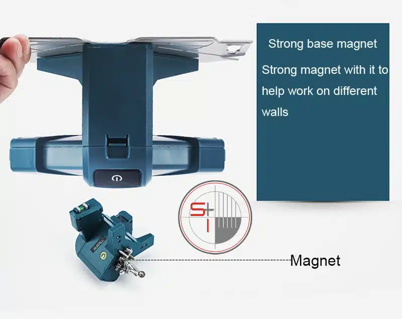 3 lines laser level meter red light 90 degree right-angle ground meter floor levelling tiles laying