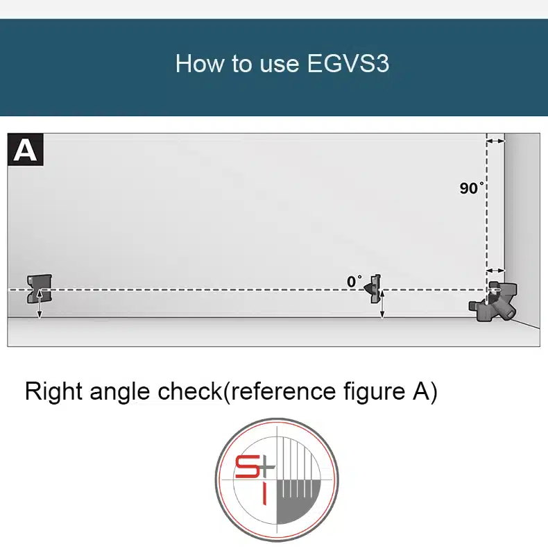 3 lines laser level meter red light 90 degree right-angle ground meter floor levelling tiles laying