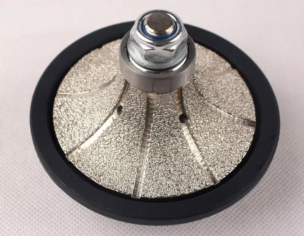 Demi bullnose Diamond Hand Profile Router Bits Vacuum Brazed Profiler Wheel B5-30 Granite Marble Stone Grinding Wheel