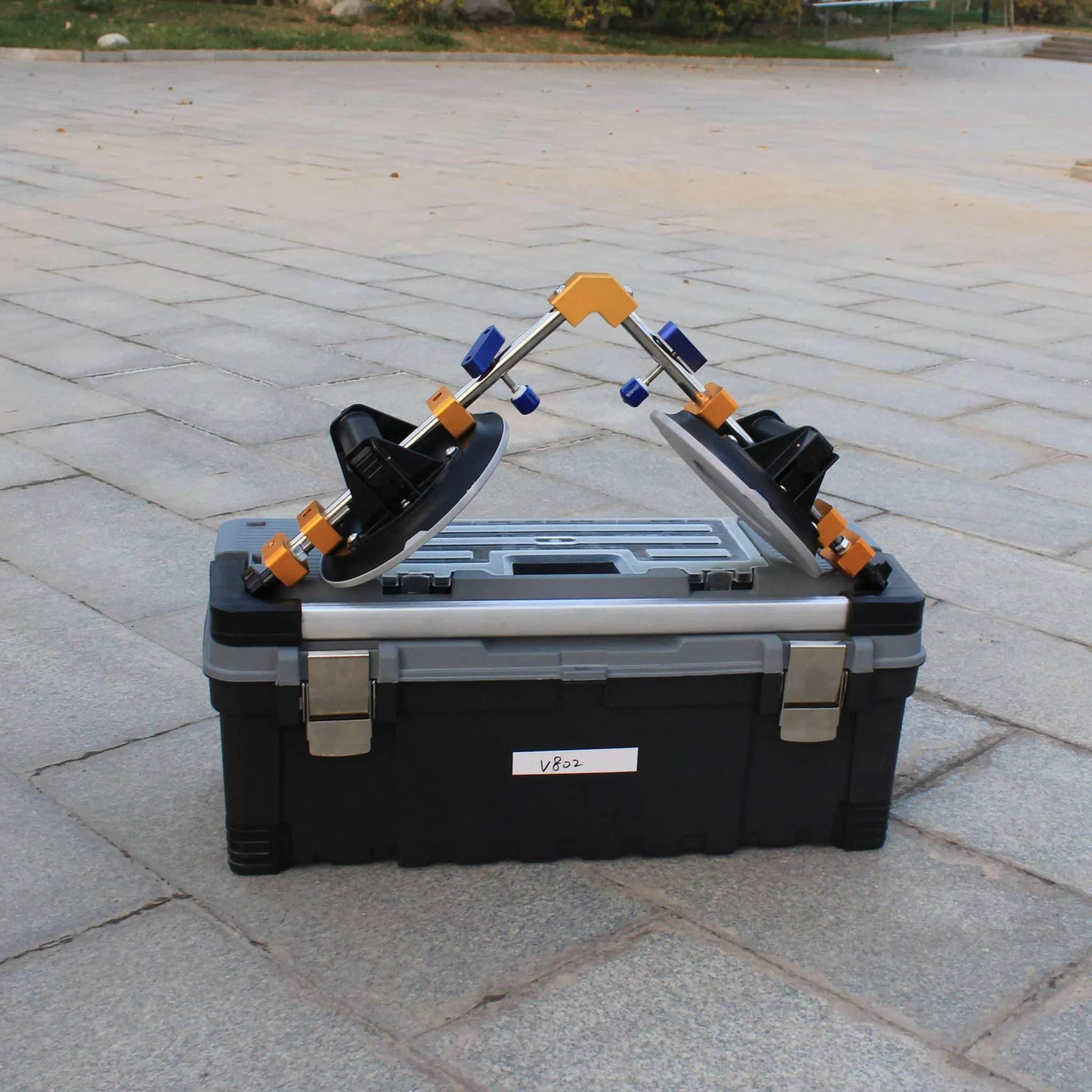 90 degree 8 Inch Waterfall Seam Setter Granite Countertop With Professional Case Manual Installation Tools - 2 Pcs - Image 6