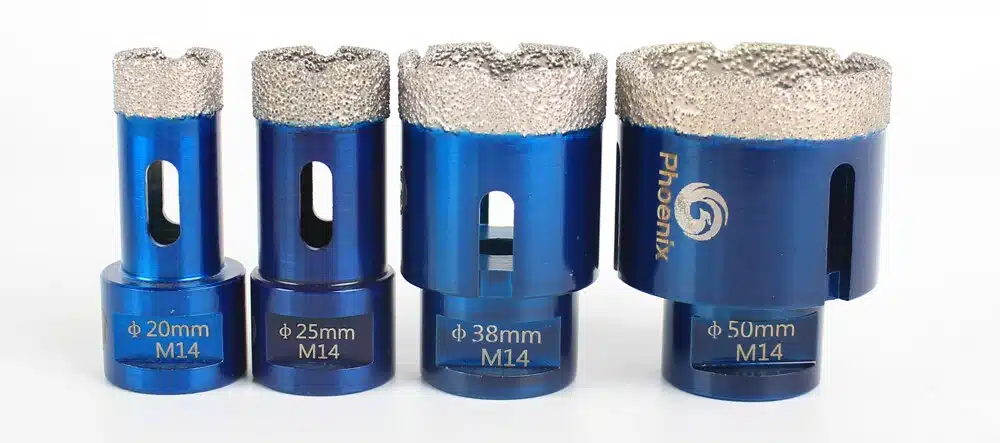 Raizi M14 Ceramic Tile Hole Cutter Drill Bit Set For Granite Marble 4 Pcs diamond coated hole saw drill core bit Raizi M14 Ceramic Tile Hole Cutter Drill Bit Set For Granite Marble 4 Pcs diamond coated hole saw drill core bit