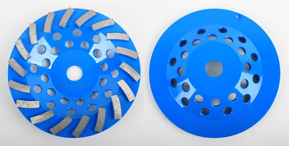 Raizi 5, 7 inch Industial Concrete Grinding Wheel For Angle Grinder 22.23 mm Bore Abrasive Radial Diamond Grinding Disc