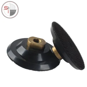 Flexible rubber polishing backer pad M14 5/8-11