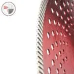 High quality hot sintered continuous rim turbo cutting blade for concrete, stone, and asphalt | 12 inch 300mm