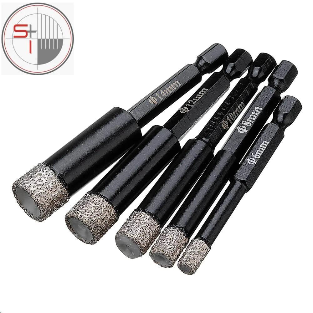 Vaccum Brazed Diamond Dry Drill Bits