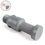 CNC Vacuum Brazed Diamond 22mm Finger Bits | 1 Pc