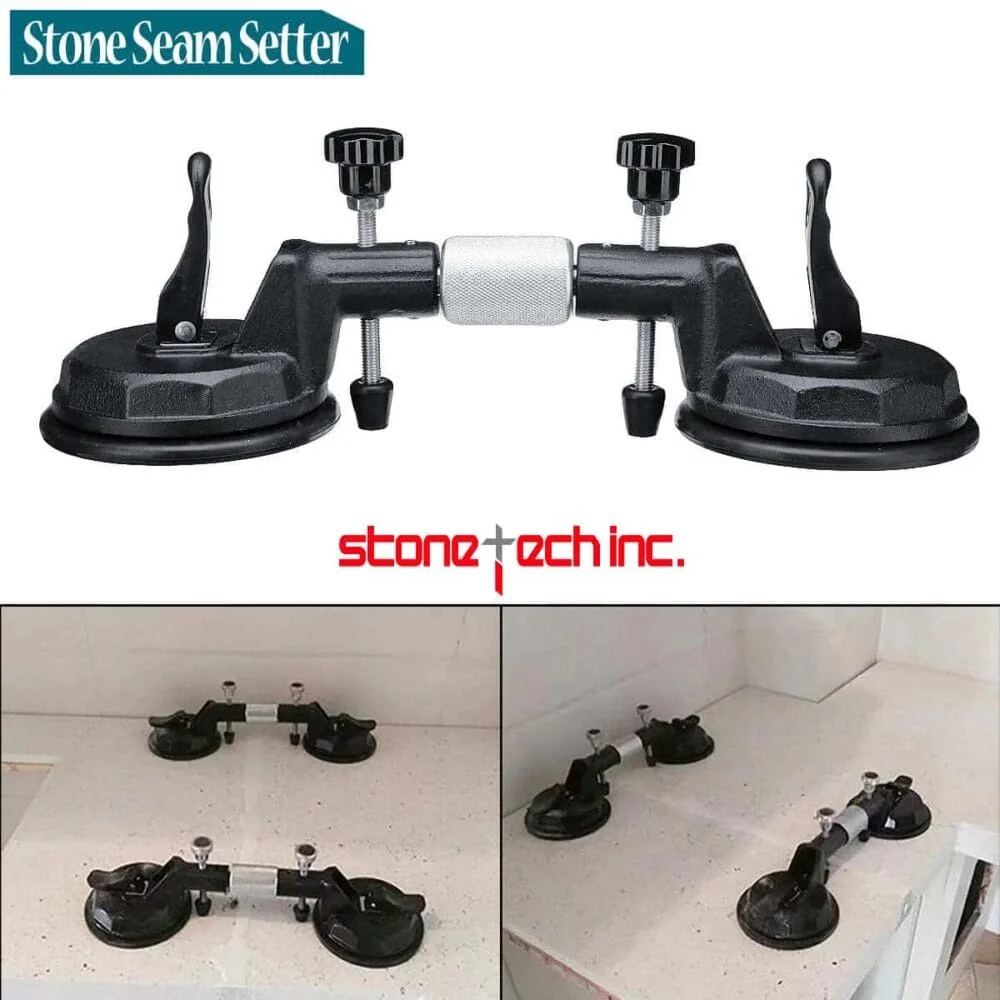 2 Pcs Stone Seam Setter Hand Installation Seaming Tool For Seam Joining & Leveling Glass/Stone slabs/Countertop/Tiles