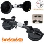 2 Pcs Stone Seam Setter Hand Installation Seaming Tool For Seam Joining & Leveling Glass/Stone slabs/Countertop/Tiles