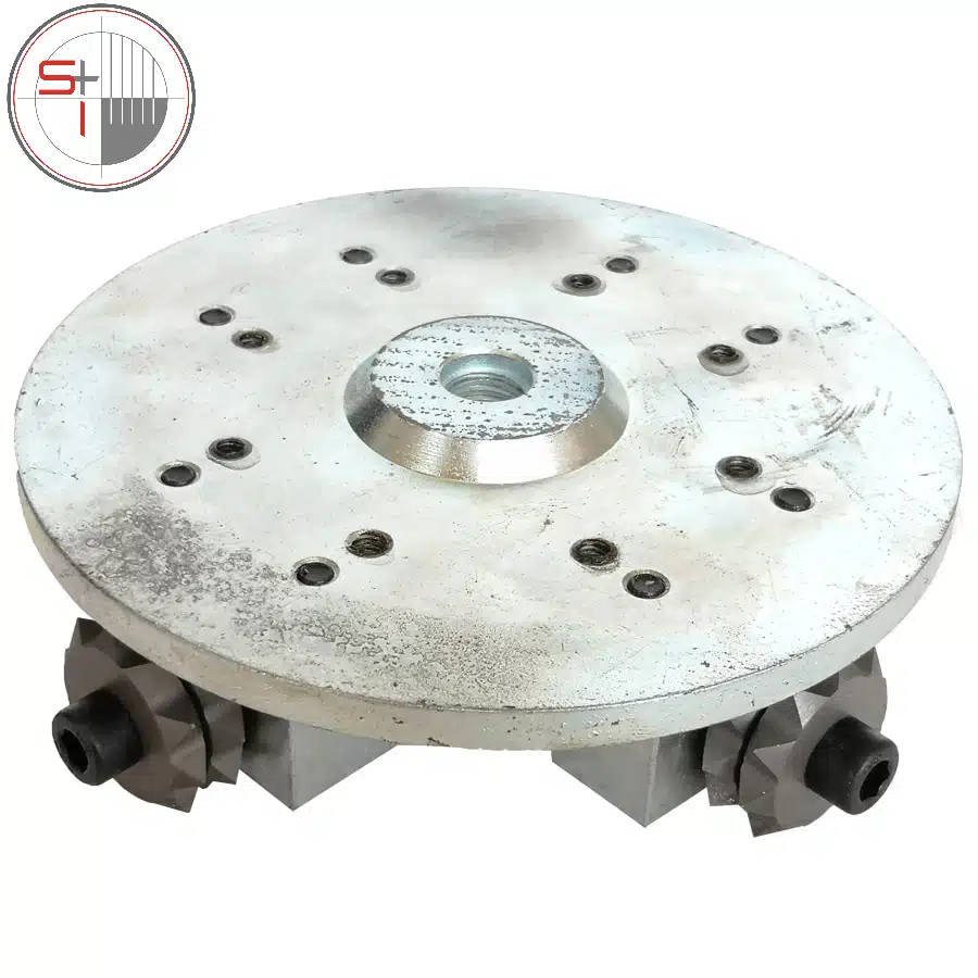 Bush Hammer Plate Star Type Single Row D150 X 4 Head