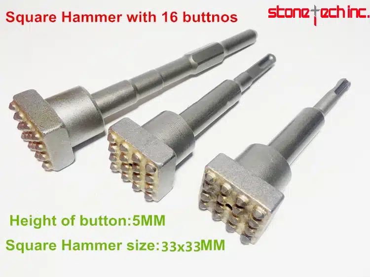 Electric drill bit square punch drilling bits rock bit chipping drills tapered button chisel drill bits for stone, concrete