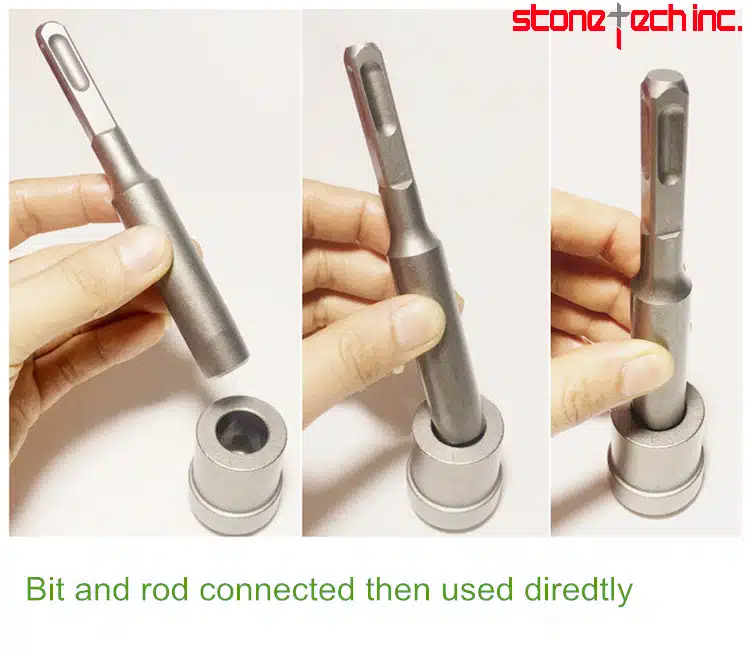 Electric drill bit square punch drilling bits rock bit chipping drills tapered button chisel drill bits for stone, concrete