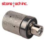 2 Inch Vacuum Brazed Diamond Grinding Drum Wheel Coarse Medium Granite Marble Stone Angle Grinder Sink Grinding Wheel