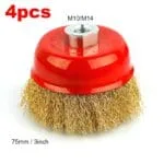 Angle Grinder Polishing Wheel Bowl-Type Wire Brush Steel Wire Wheel Electric Drill Grinding Mill Polish Derusting Tool