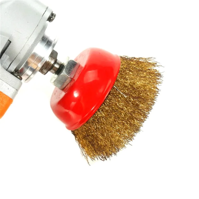 Angle Grinder Polishing Wheel Bowl-Type Wire Brush Steel Wire Wheel Electric Drill Grinding Mill Polish Derusting Tool