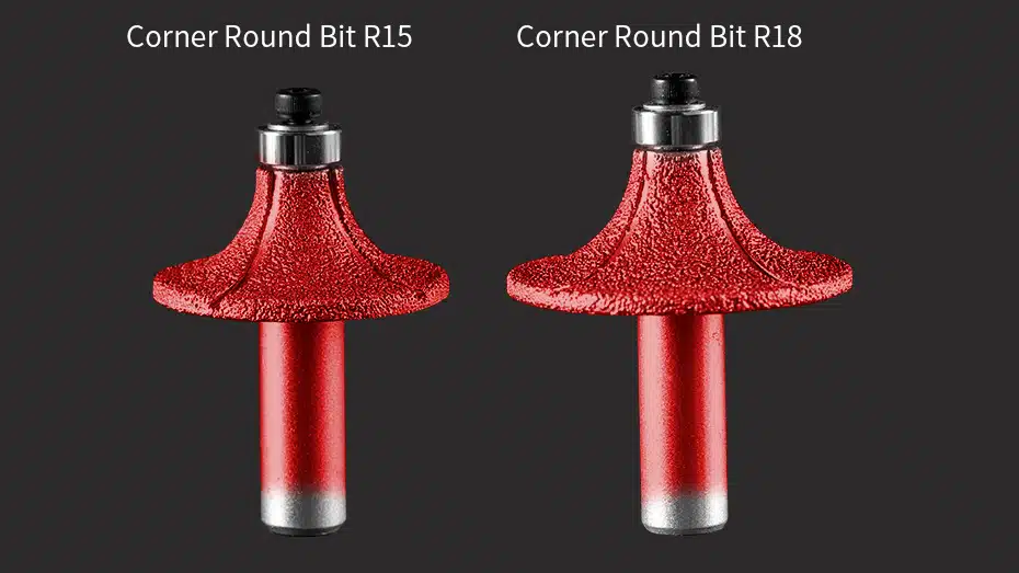 1/2 inch shank Corner round router bit diamond vacuum brazed stone cutter bits CNC machine grinding wheel 1/2 inch shank Corner round router bit diamond vacuum brazed stone cutter bits CNC machine grinding wheel