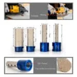 Diamond Finger Bits for Hole Making, Enlarging, Shaping & Milling in Porcelain & Stones - Image 2