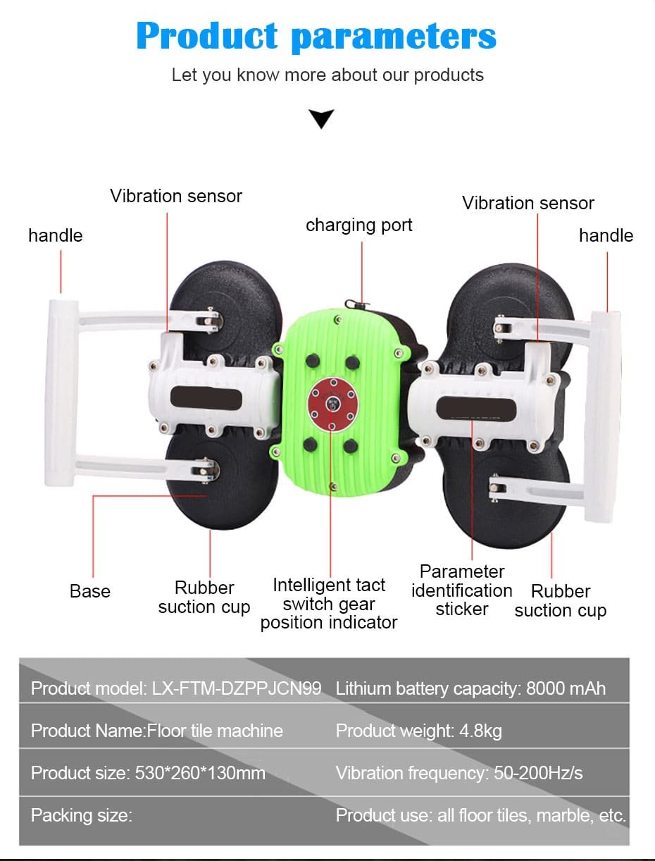 Brick Vibrator Tiling Machine