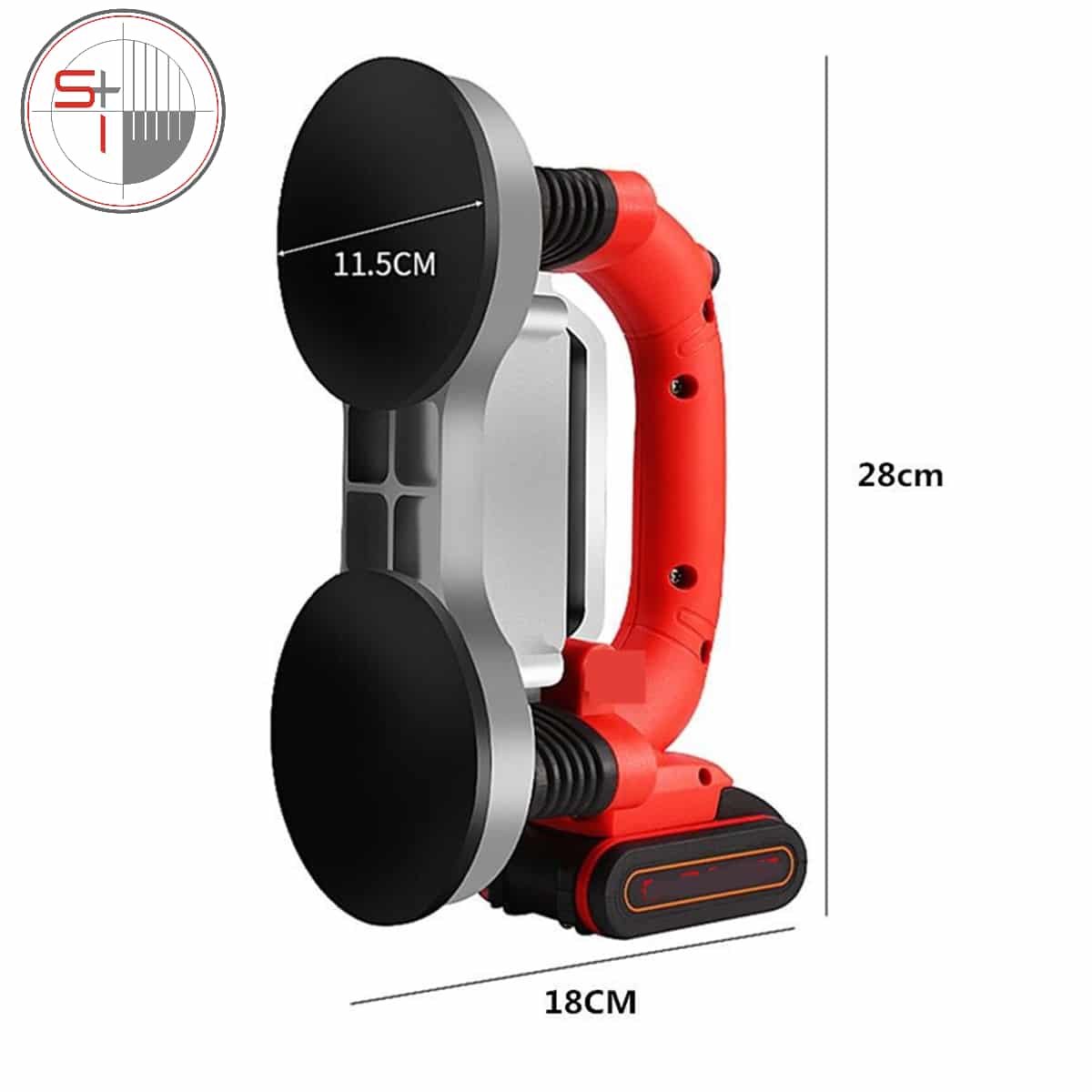 Tile Machine Electric Tile Shaker with 130 mm Suction Cup 6 Speed  Adjustable 60-80 kg Load Capacity Tile Tile Machine