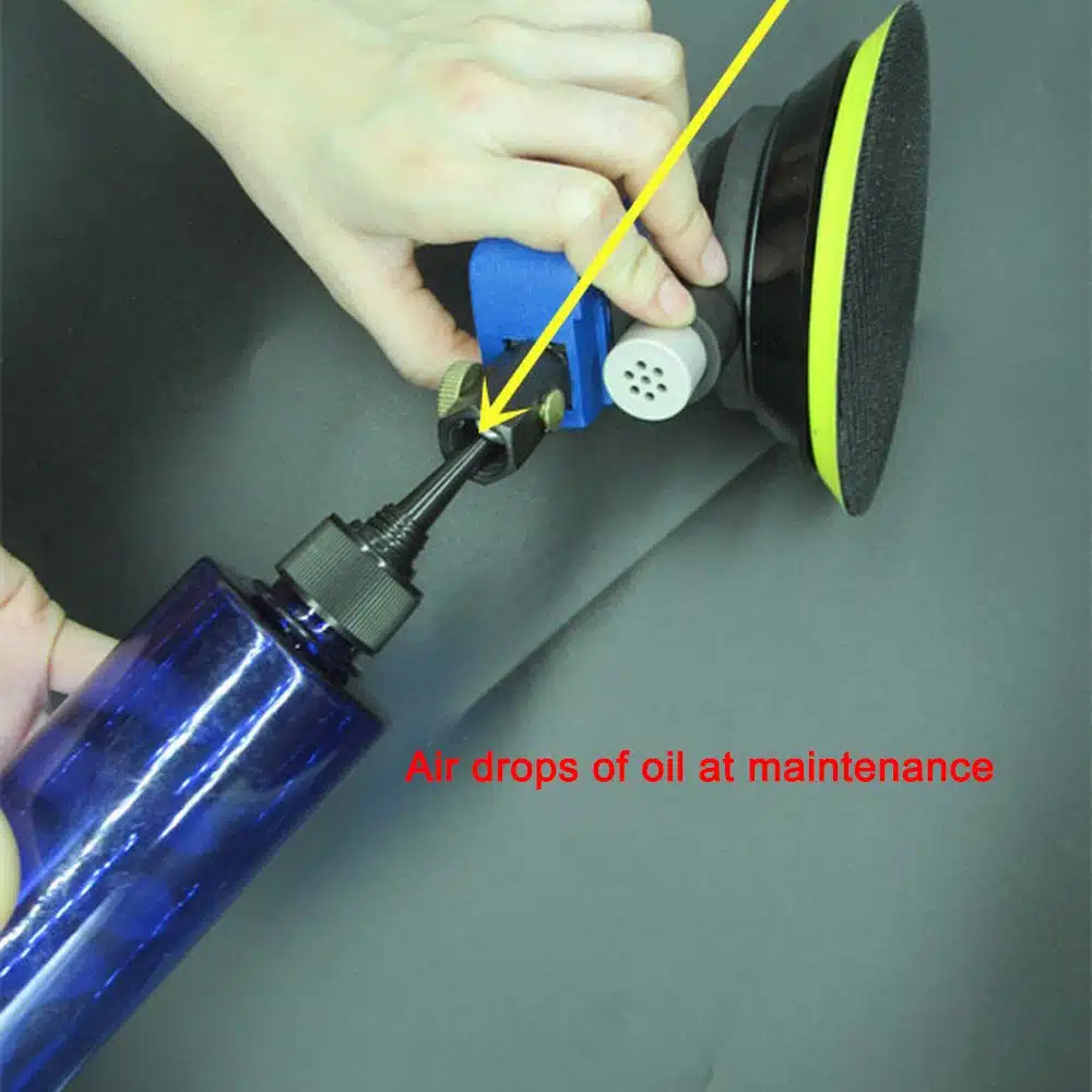 5 Inches 10000RPM Dual Action Pneumatic Air Sander Car Paint Care Tool Polishing Machine Woodworking Grinder  Electric Polisher