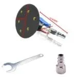 5 Inches 10000RPM Dual Action Pneumatic Air Sander Car Paint Care Tool Polishing Machine Woodworking Grinder  Electric Polisher - Image 5