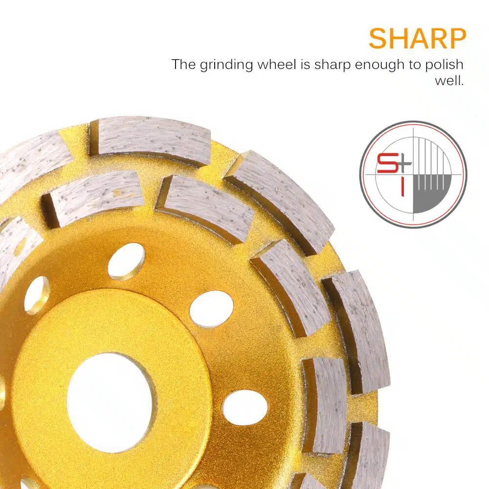 125mm Diamond Grinding Disc Abrasives Concrete Tool Consumables Wheel Metalworking Cutting Masonry Wheel Cup Saw Blade