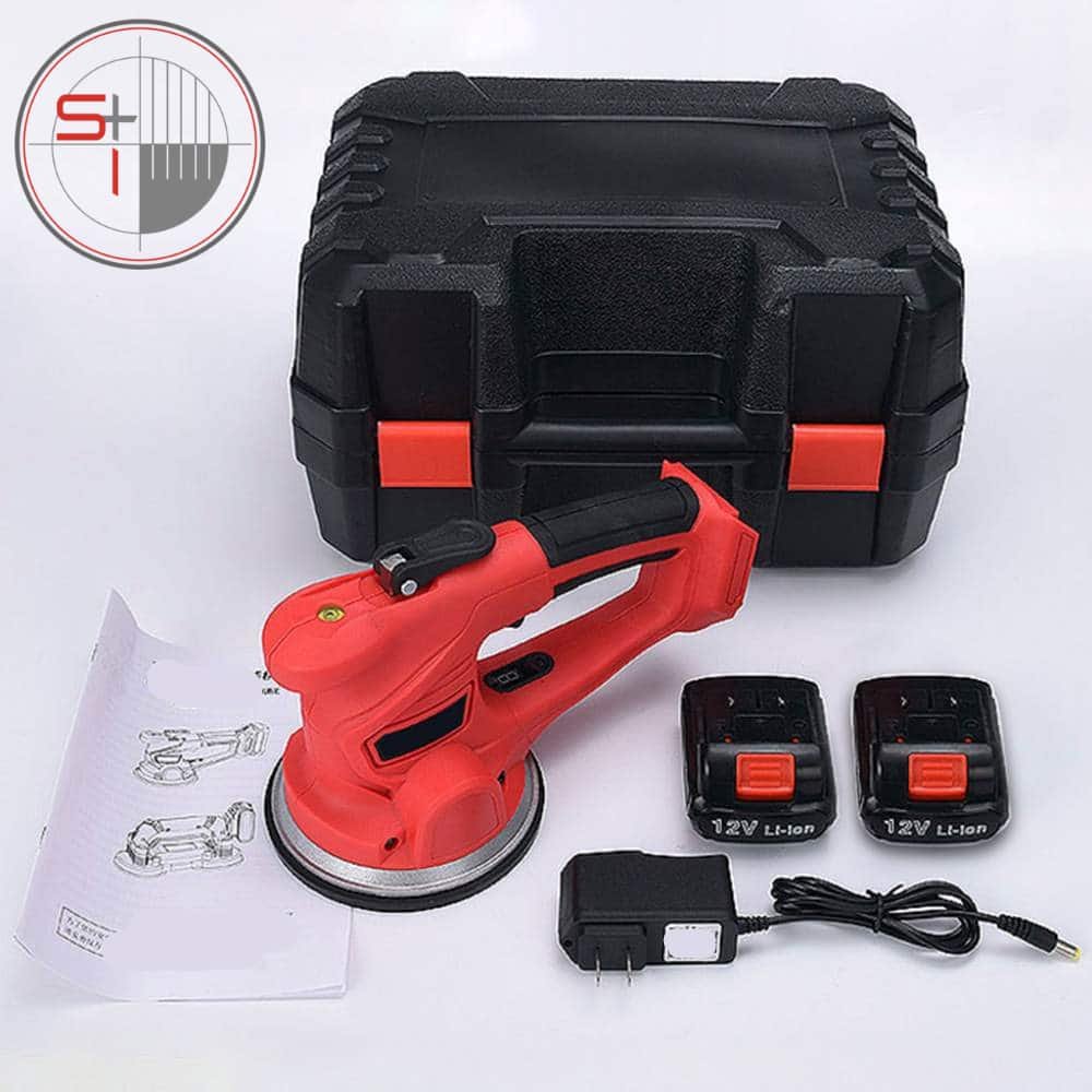 Adjustable Suction Cups | Automatic Floor Leveling Vibrator with Battery