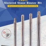Sintered Bits for stone carving