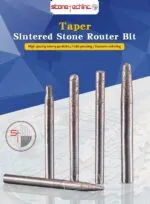 Sintered Bits for stone carving