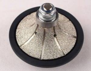 Diamond hand profiler demi bullnose bit for granite countertop edge finishing