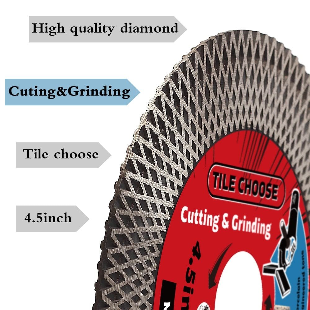 115mm Tile Blade Diamond Turbo Diamond Saw Blades For Cutting and Grinding Ceramic Tile Granite Marble