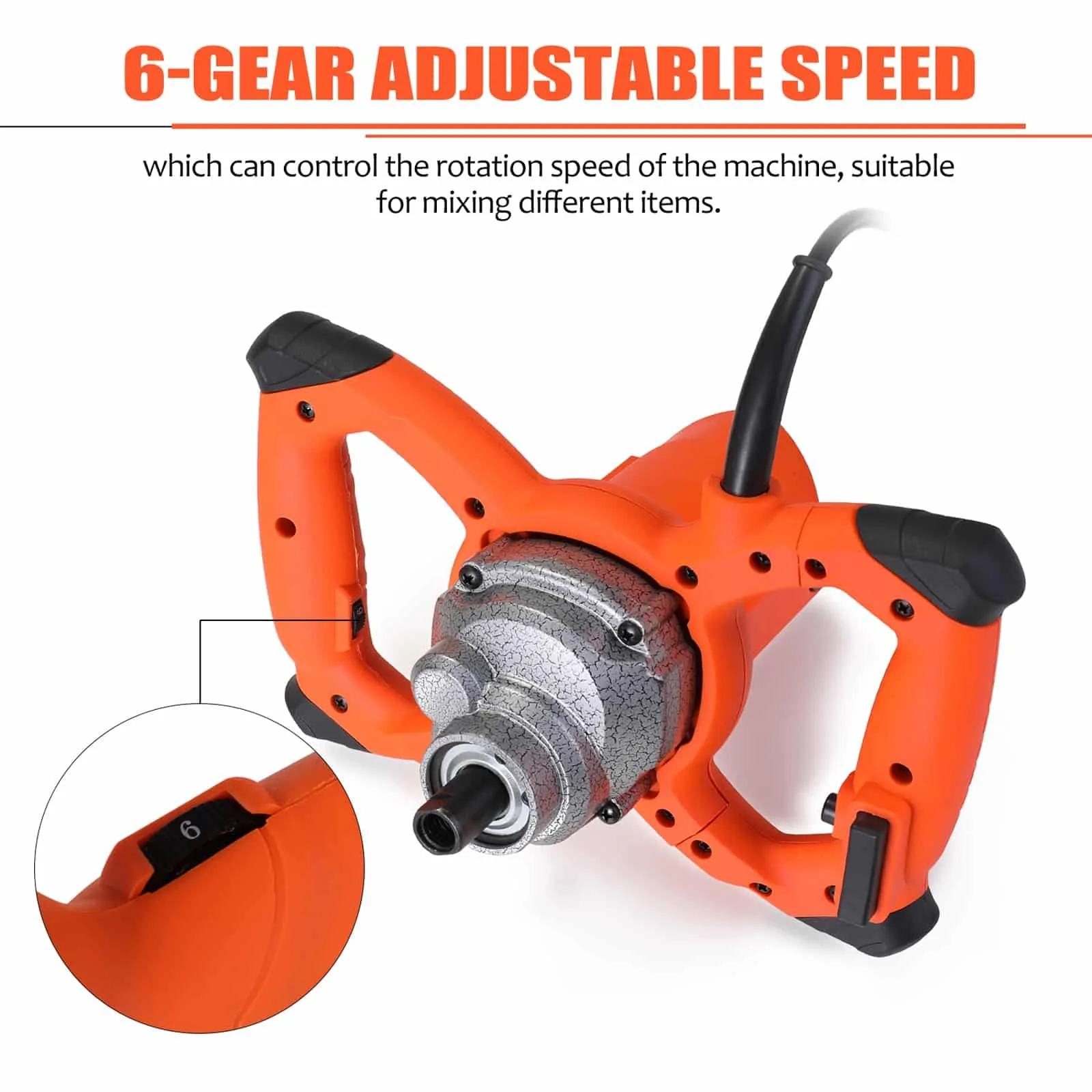 Mixer with ergonomic design 2300W Mixer with ergonomic steering wheel design