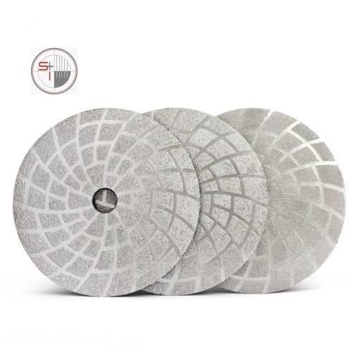 Vacuum Brazed Diamond Polishing Pads Granite