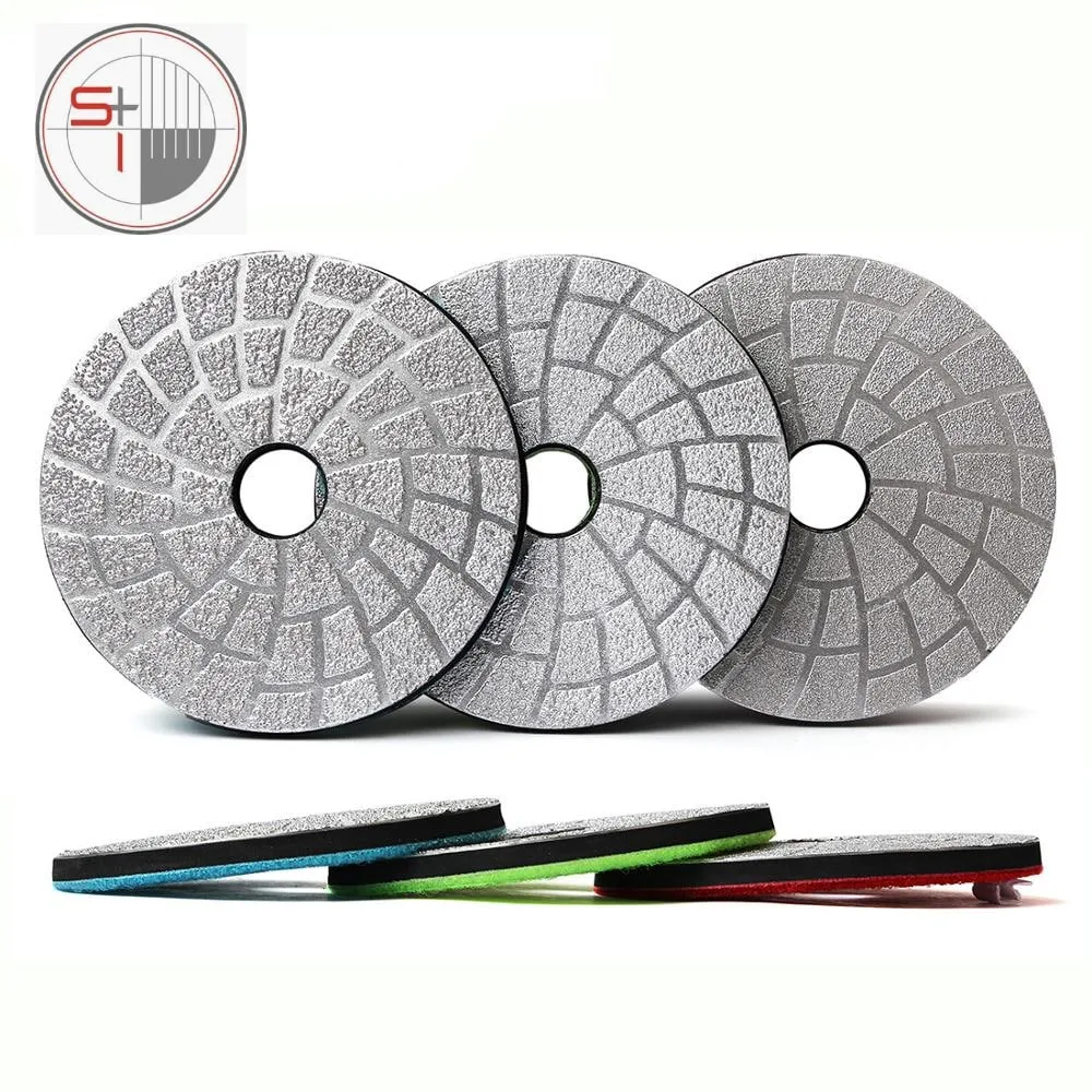 Vacuum Brazed Diamond Polishing Pads Granite