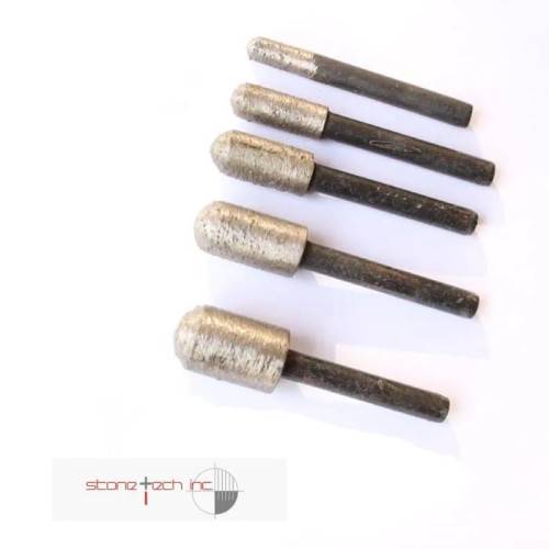 Round End Diamond Grinding Head | Marble Engrave Carving Tools