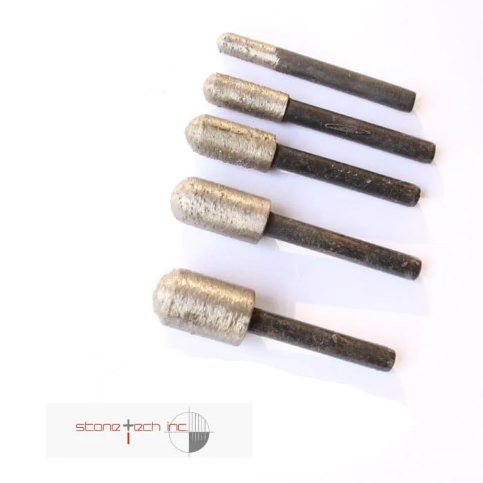 Round End Diamond Grinding Head| Marble Engrave Carving Tools