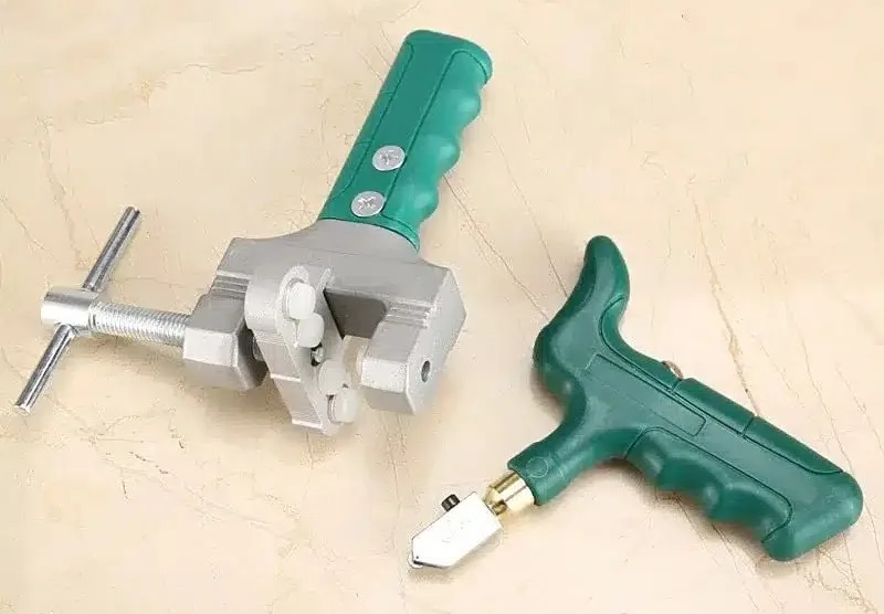 Handheld Glass & Tile Cutting Scribing Knife with Roller