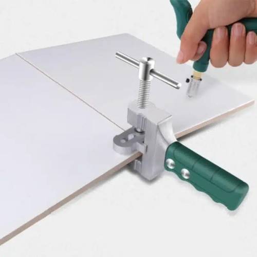 Handheld Glass & Tile Cutting Scribing Knife with Roller