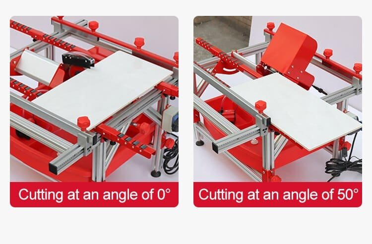 Tile Chamfering Straight Cutting Integrated Machine Cutting Machine 45 Degree High Precision Stone Chamfering Cutting Machine