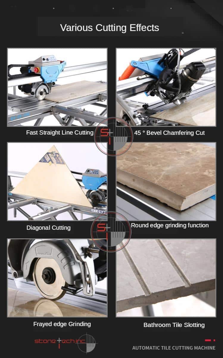 Tile cutting machine ceramic tile bevel round edge grinding wheel slotting saw blade