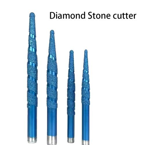 Escpere diamond-coated CNC router bit for stone carving