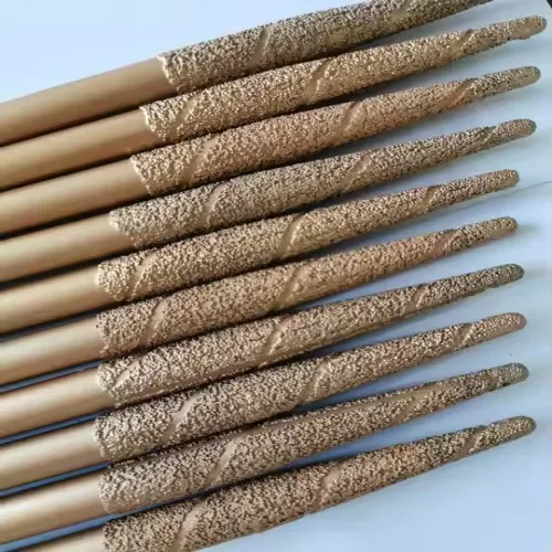 Chengaung vacuum brazed diamond CNC router bits for granite stone carving