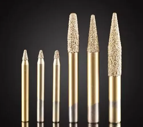 6mm Shank Diamond Burr CNC Milling Cutter for Stone Cutting