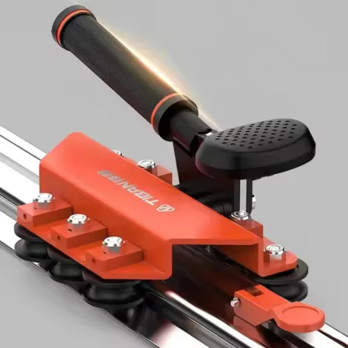 High-Quality Manual Tile Cutter with 3.8m Guide Rails for Large Format Tile and Slab Cutting