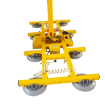 Electric H-Shape Stone Glass Lifter with vacuum suction cups for lifting heavy panels