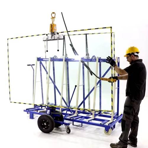 Glass Mechanical Clamp Lifter with 750kg capacity for lifting large glass panels