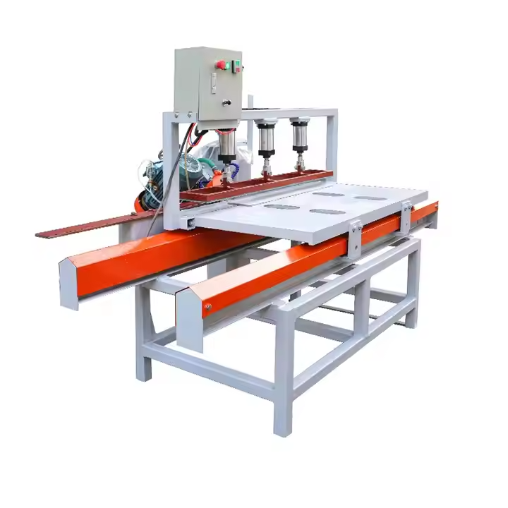 Automatic 45-Degree Ceramic Tile Chamfering Machine for precise edge cutting with oil-immersed guide.