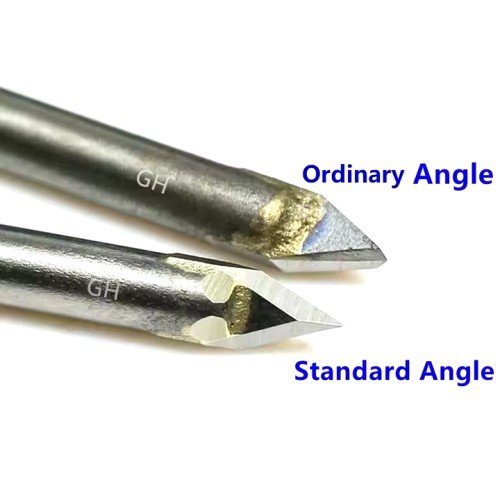 High-precision CNC carbide stone engraving bits for granite, marble, and bluestone carving