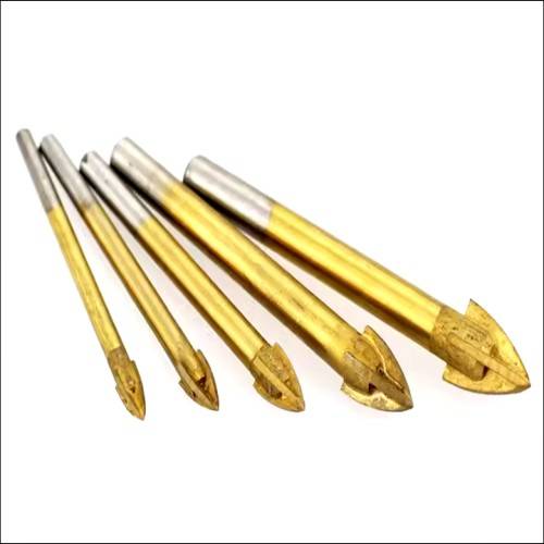 Cross Tile and Glass Hole Drill Bits for precise drilling in marble and glass materials