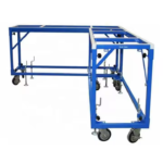 Durable steel workbench for stone processing