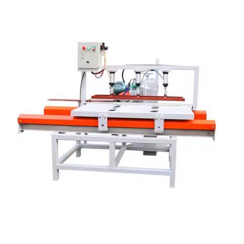 Automatic 45-Degree Ceramic Tile Chamfering Machine for precise edge cutting with oil-immersed guide.